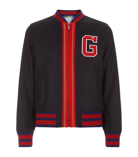 gucci varsity jacket|men's gucci style jacket.